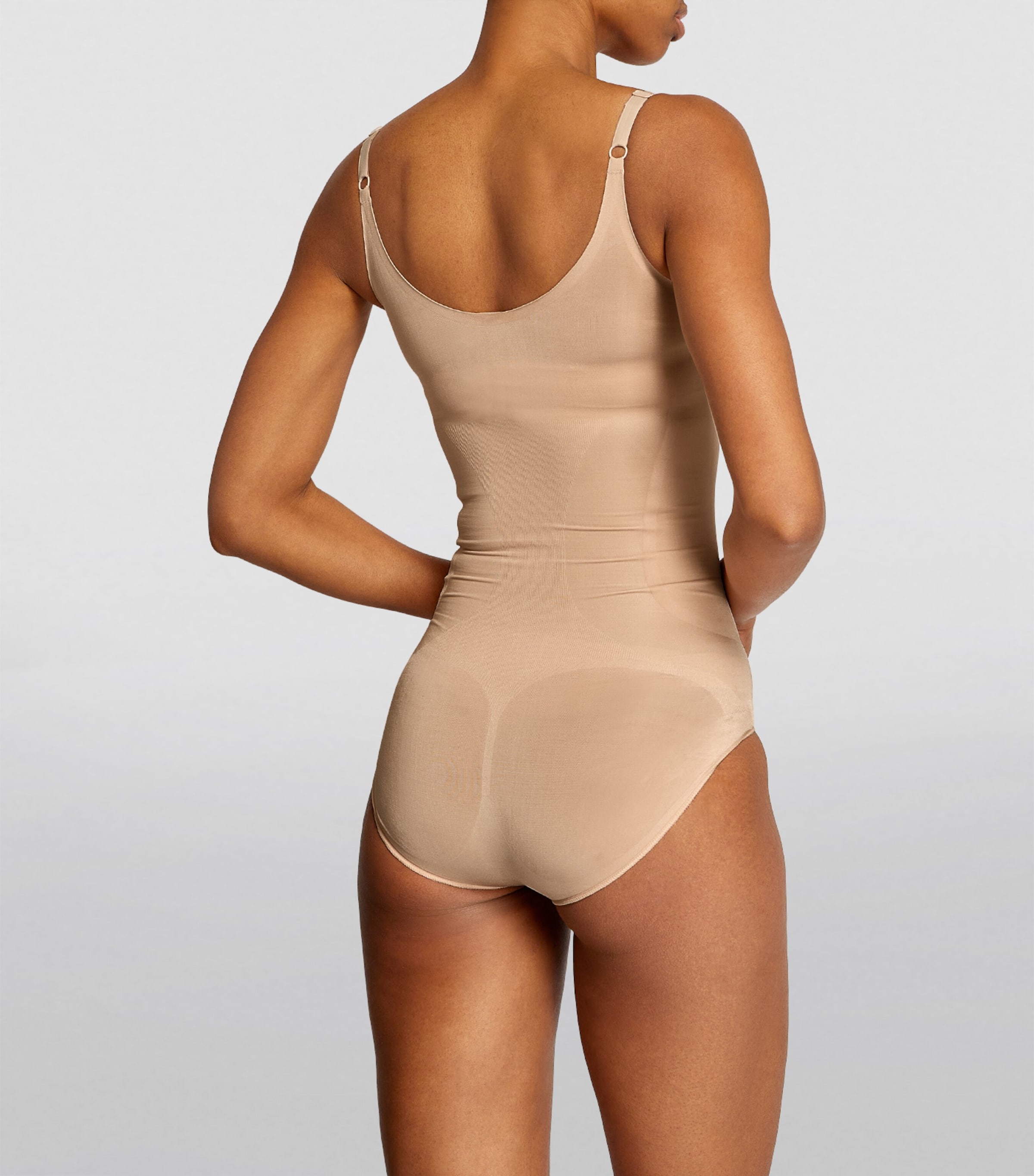SPANXsculpt OnCore Open-Bust Brief Bodysuit - Firm Control SOFT NUDE Image 5