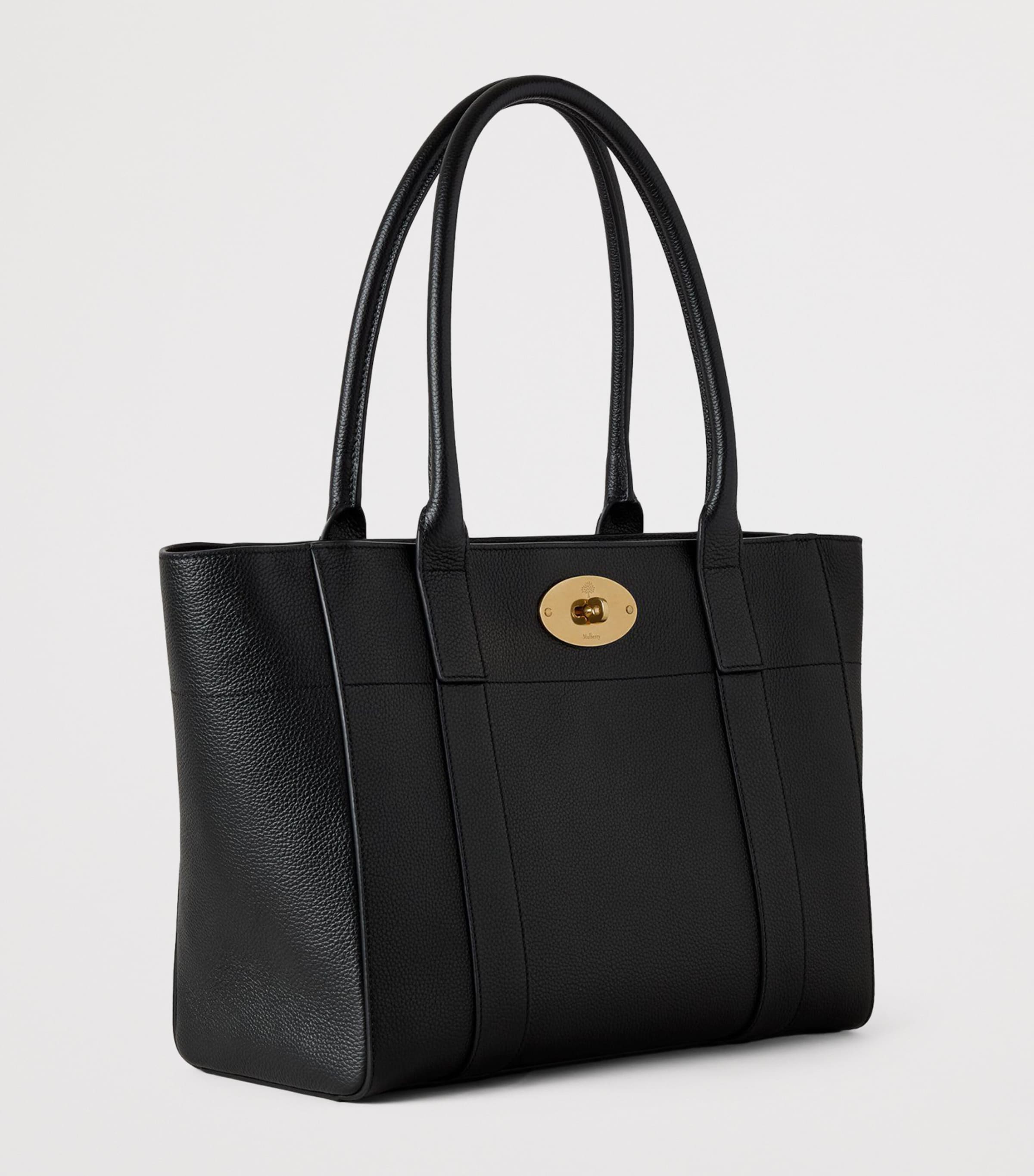 Mulberry Leather Bayswater 9 to 5 Tote Bag Black Image 2