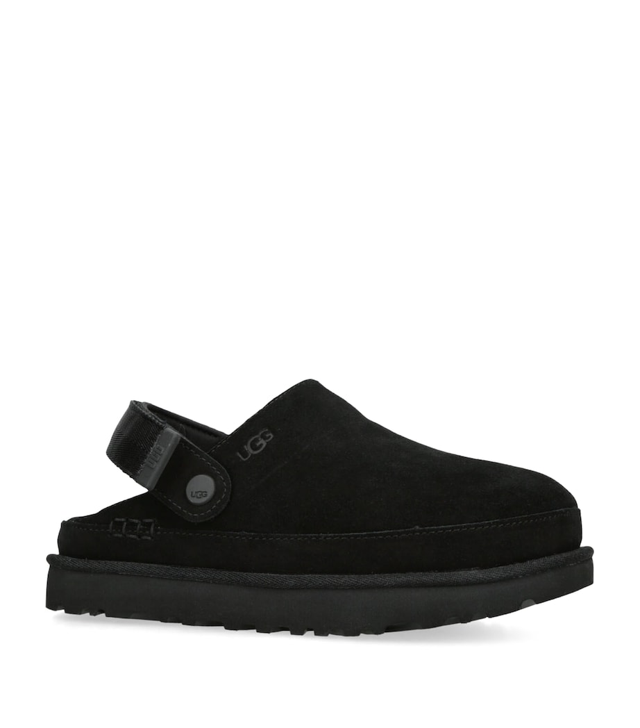 Suede Goldenstar Clogs BLACK Image 3