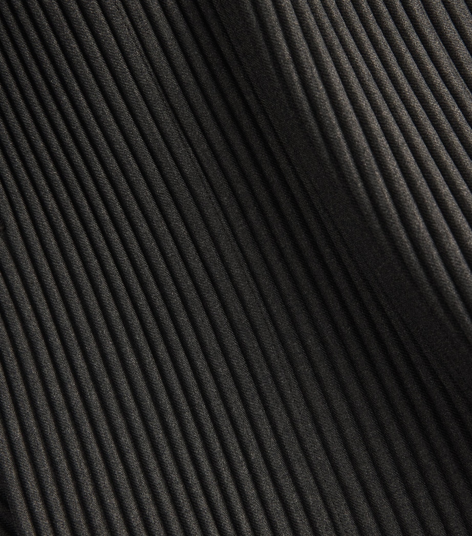Wool-Effect Pleated Overcoat 49-DARK BROWN Image 5