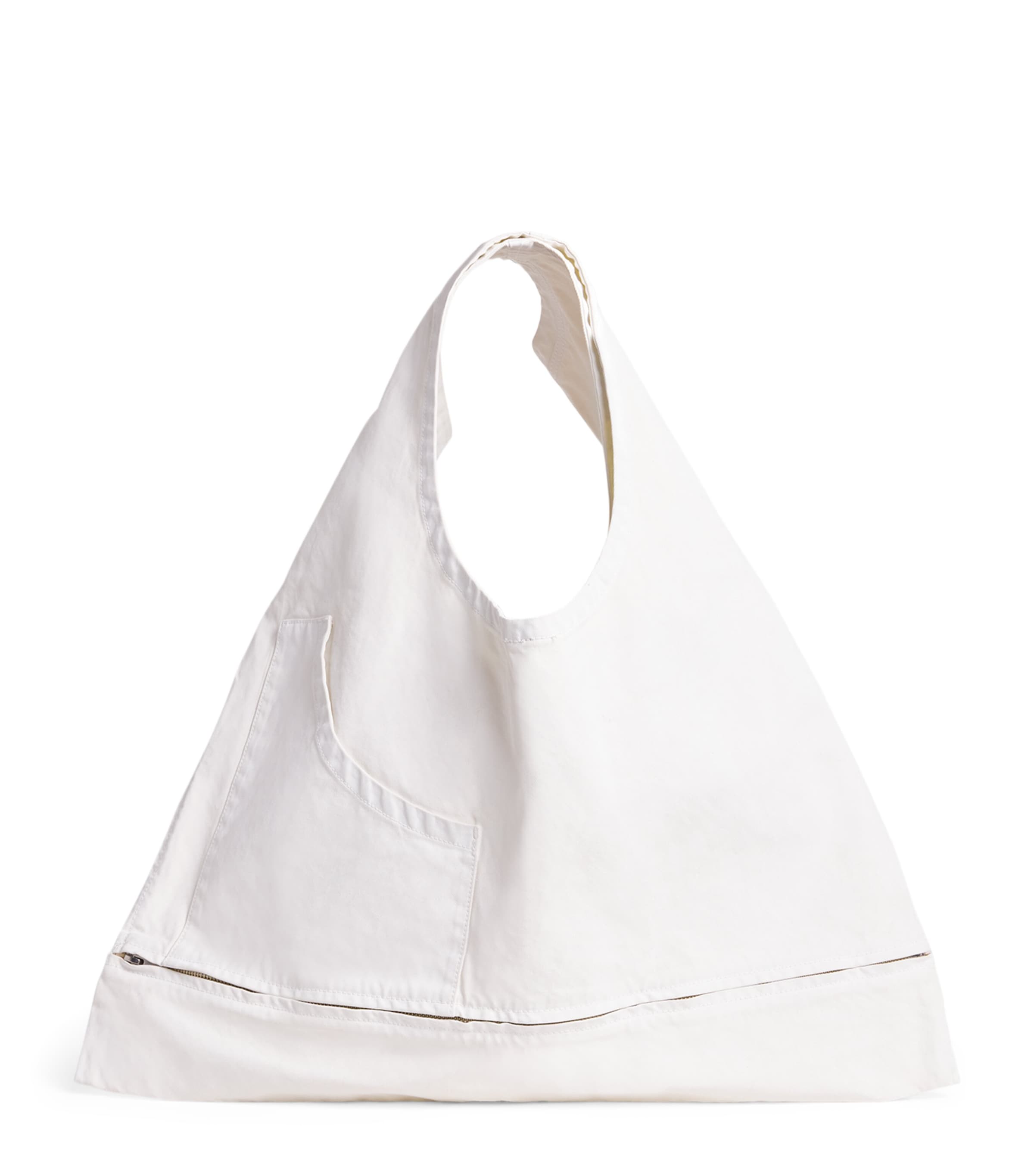 Cotton Sculptural Bag WHITE Image 1