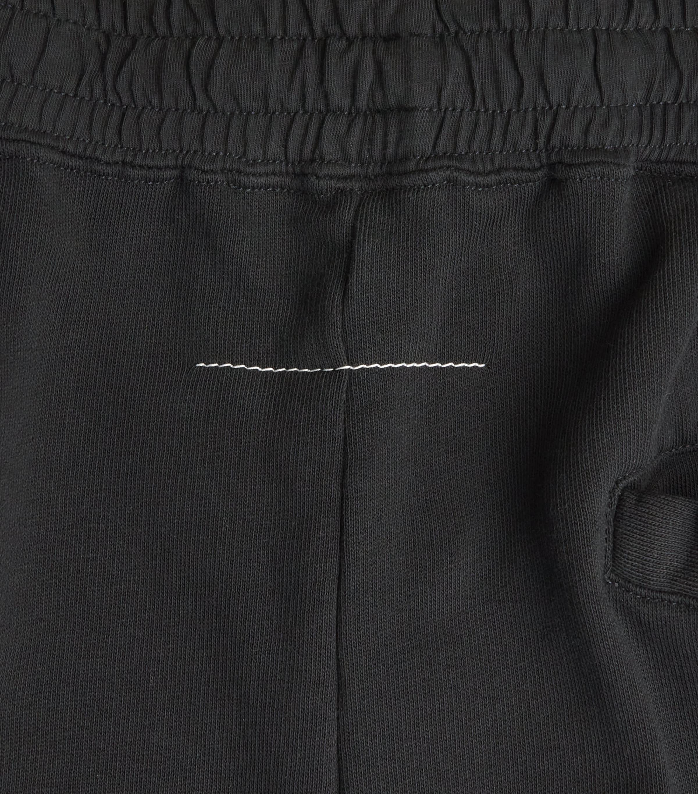 MM6 Maison Margiela Mens Cotton Twisted Sweatpants Black Image 5