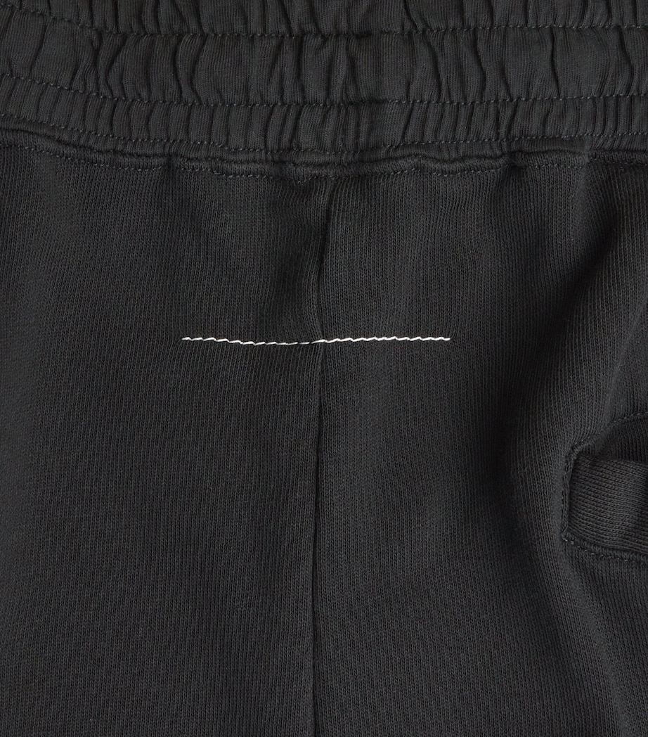 MM6 Maison Margiela Mens Cotton Twisted Sweatpants Black Image 5