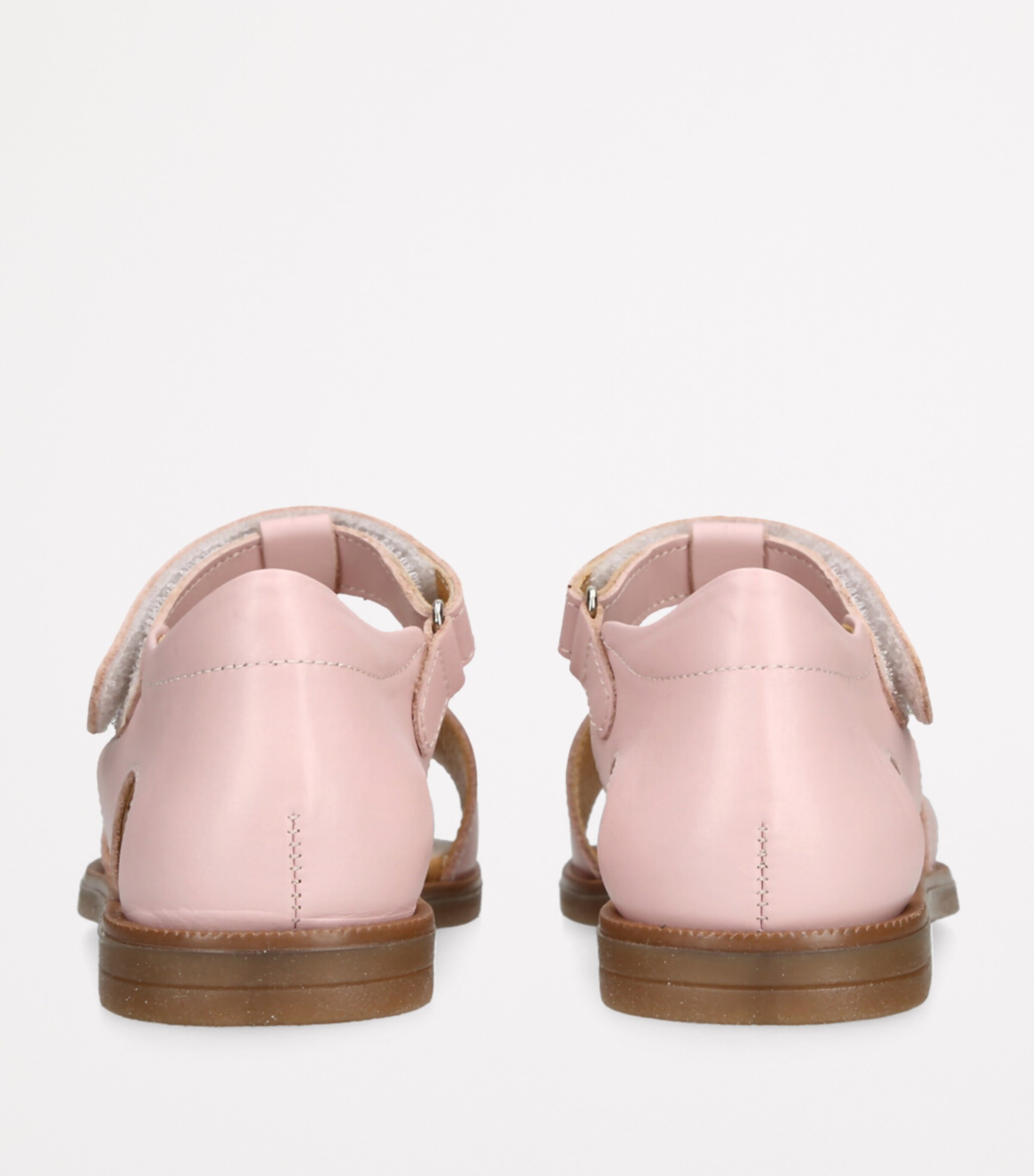 papouelli Leather Emerald Sandals Pink Image 2