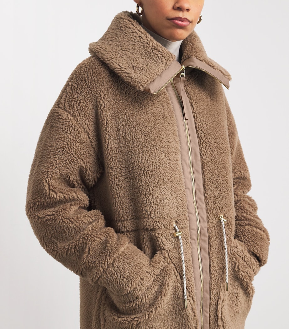 Sherpa Logan Longline Coat ASH TAUPE Image 6