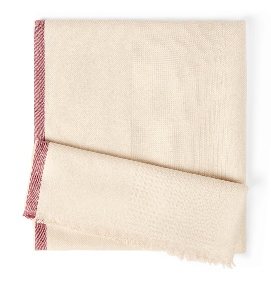 Brunello Cucinelli Cashmere Stripe Scarf Image 1