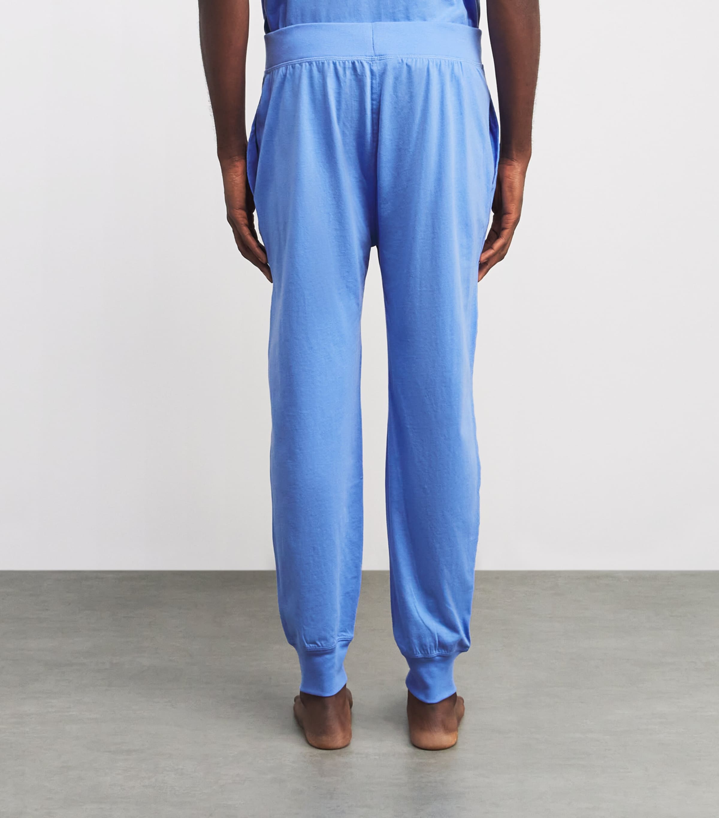 Cotton Pyjama Bottoms HARBOR ISLAND BLUE Image 4