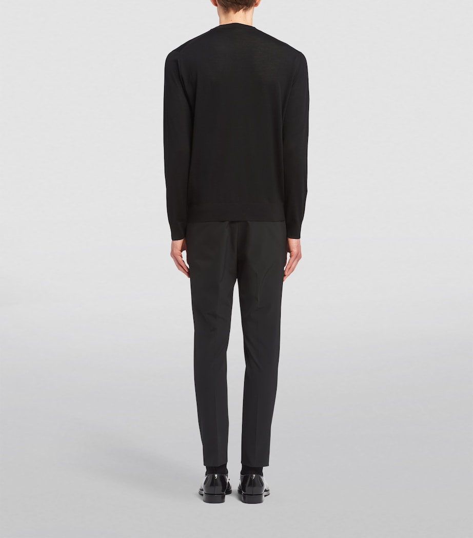 Wool Logo Sweater F0002 Image 4