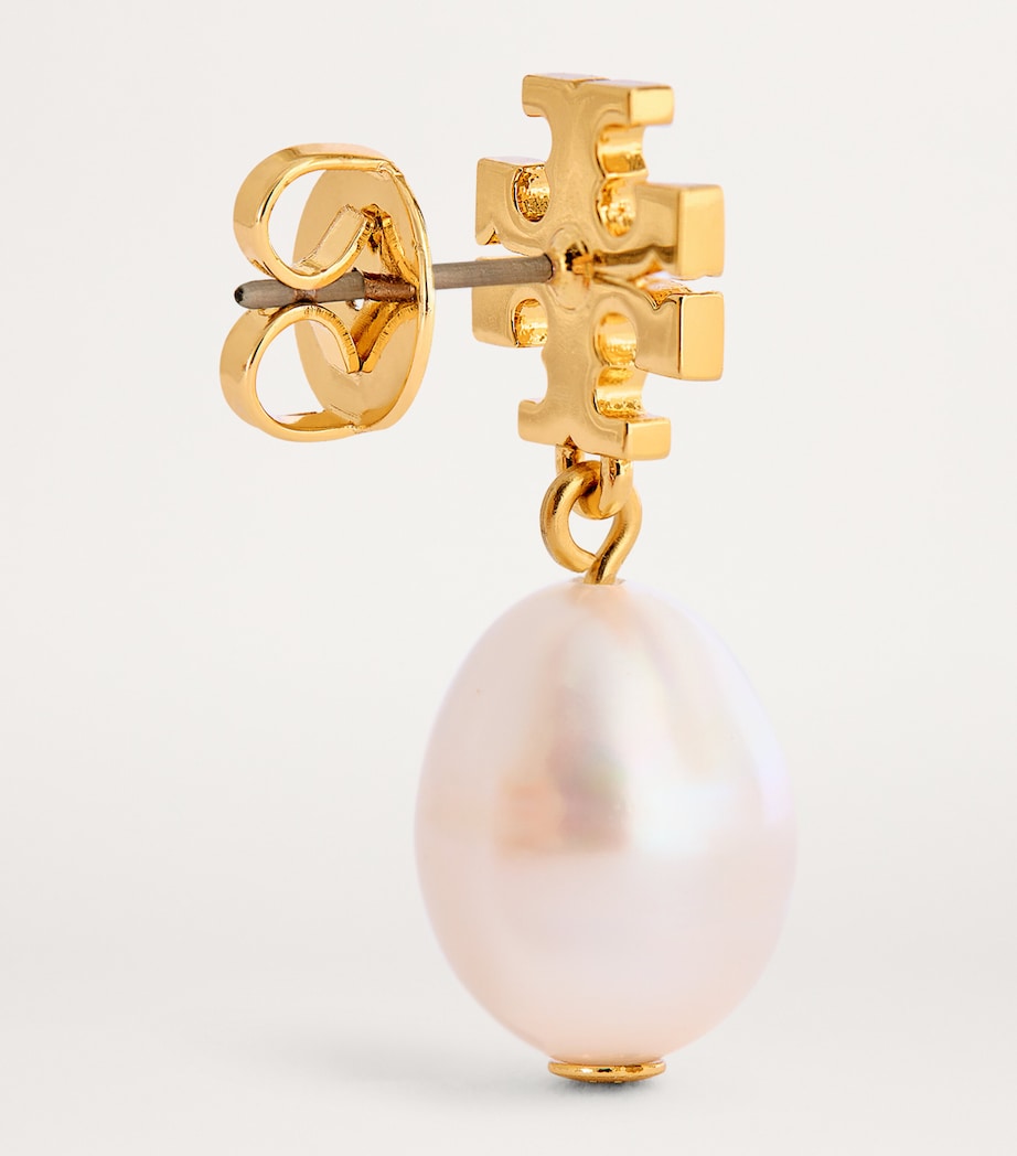 Kira Pearl Drop Earrings TORY GOLD / IVORY Image 4