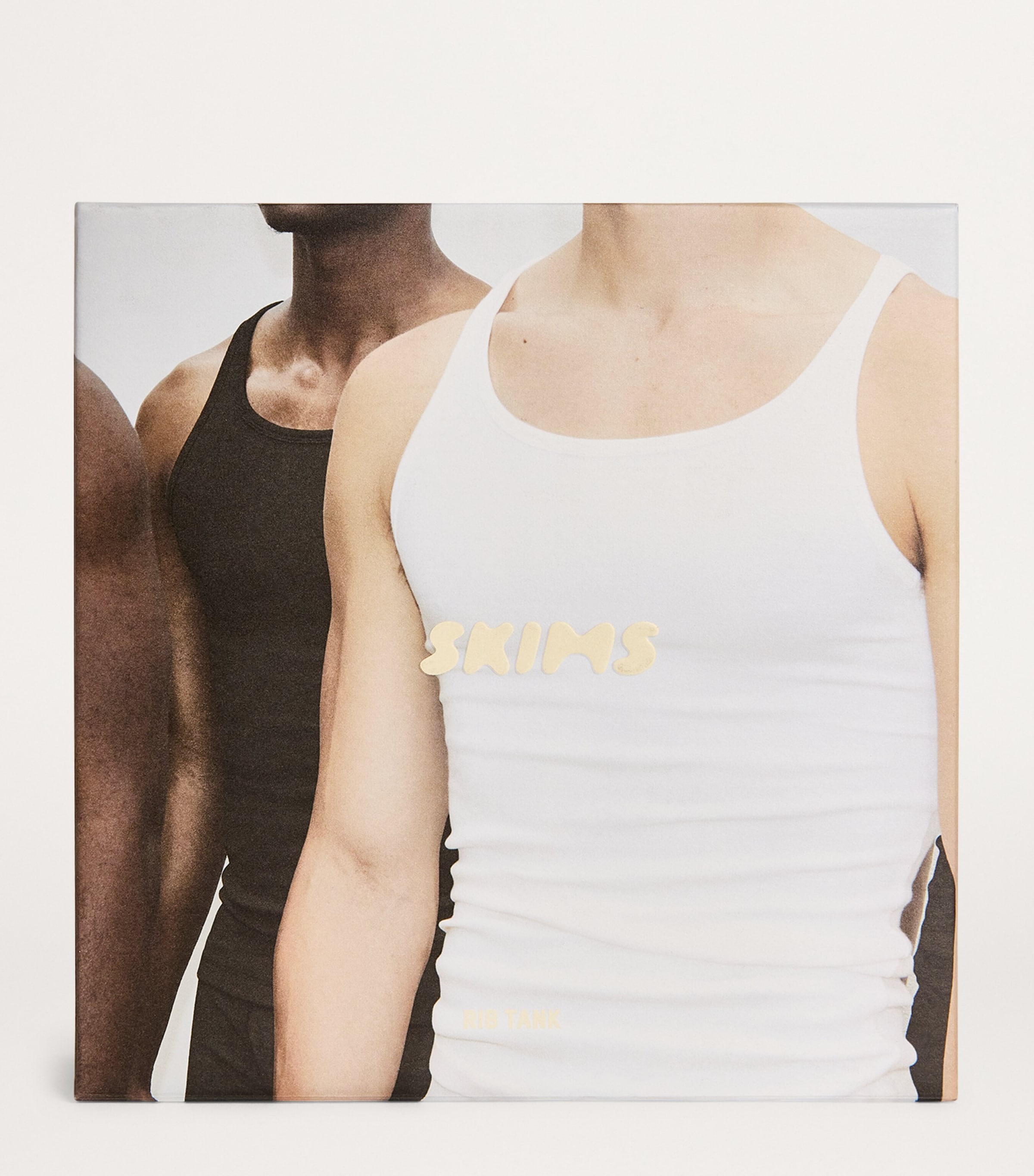 Cotton Ribbed Tank Tops (Pack of 3) CHALK Image 4