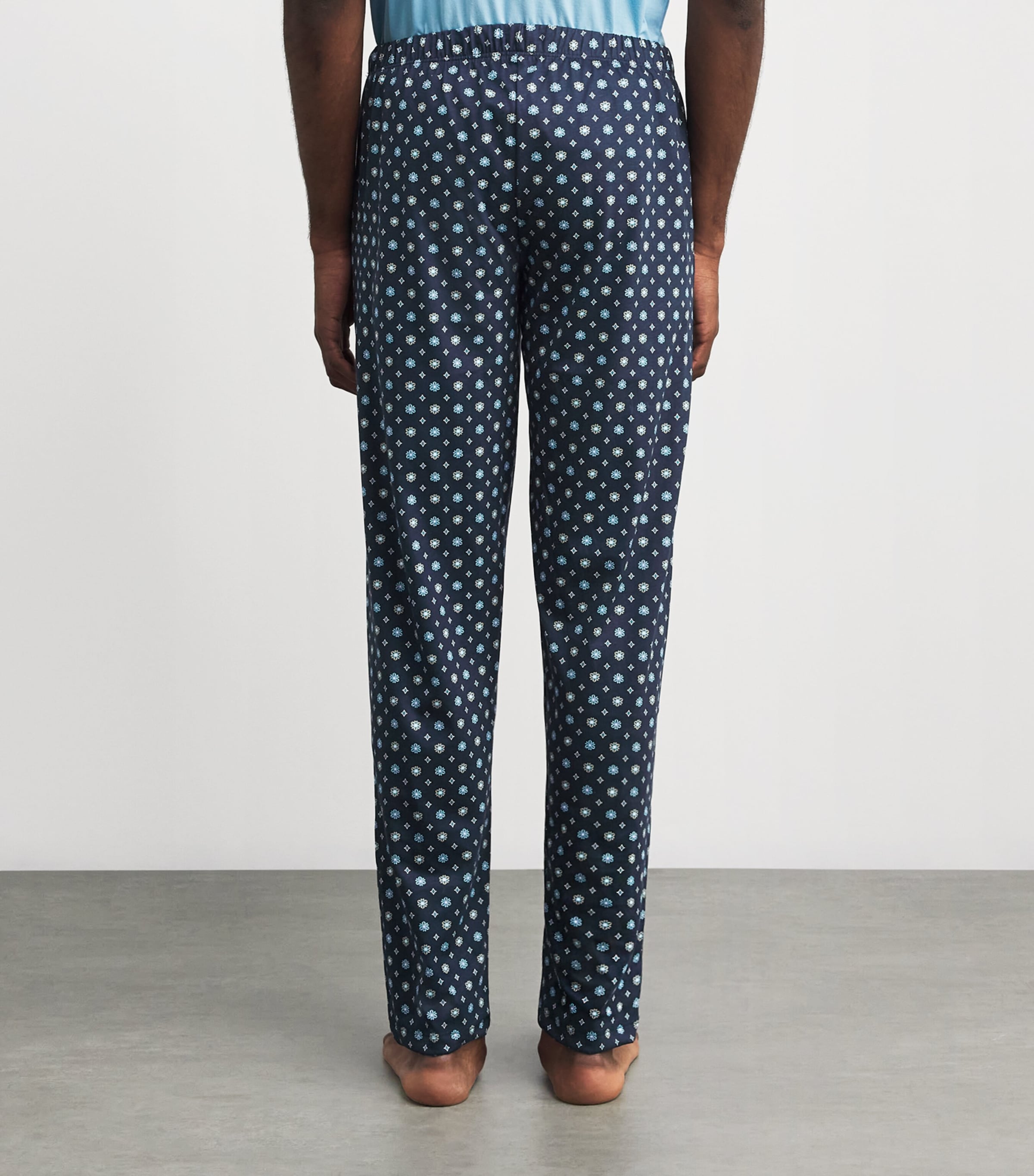 Cotton Night & Day Lounge Trousers 3003 REGATT TIE PRNT Image 4