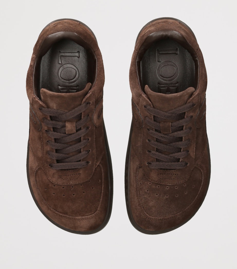 LOEWE Suede Jambo Sneakers Dark Brown Image 4