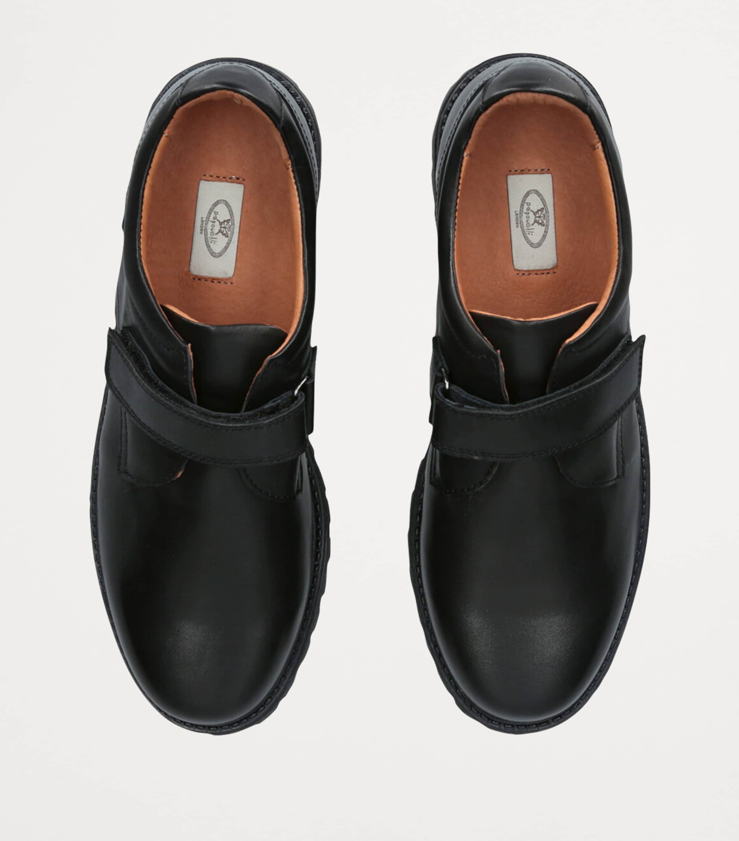 Leather Harry School Shoes BLACK Image 4