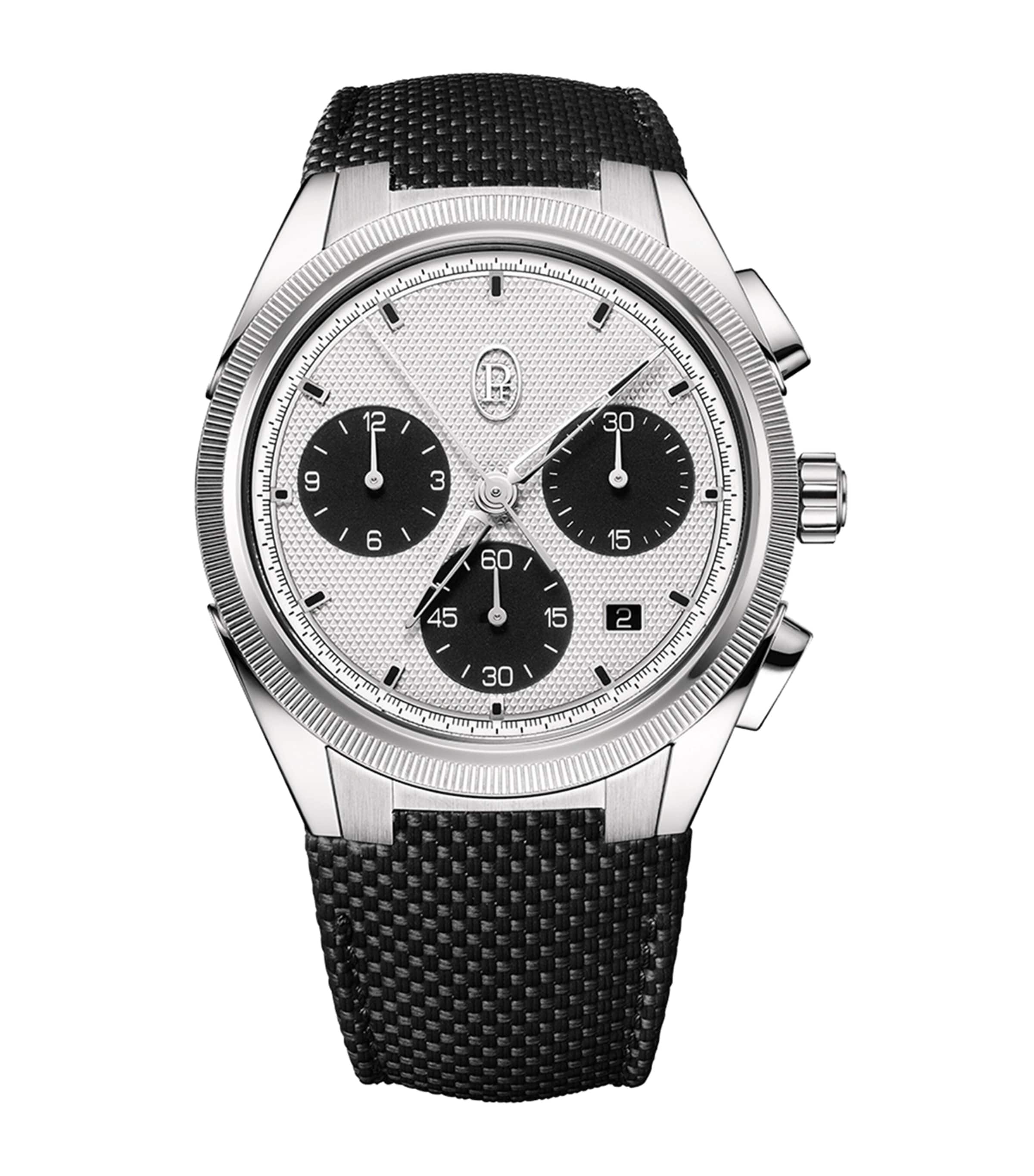Parmigiani Fleurier Stainless Steel Tonda Sport Chronograph Watch In Black