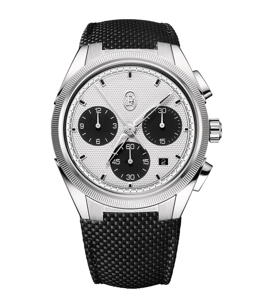 Stainless Steel Tonda Sport Chronograph Watch 42mm SILVER Image 1