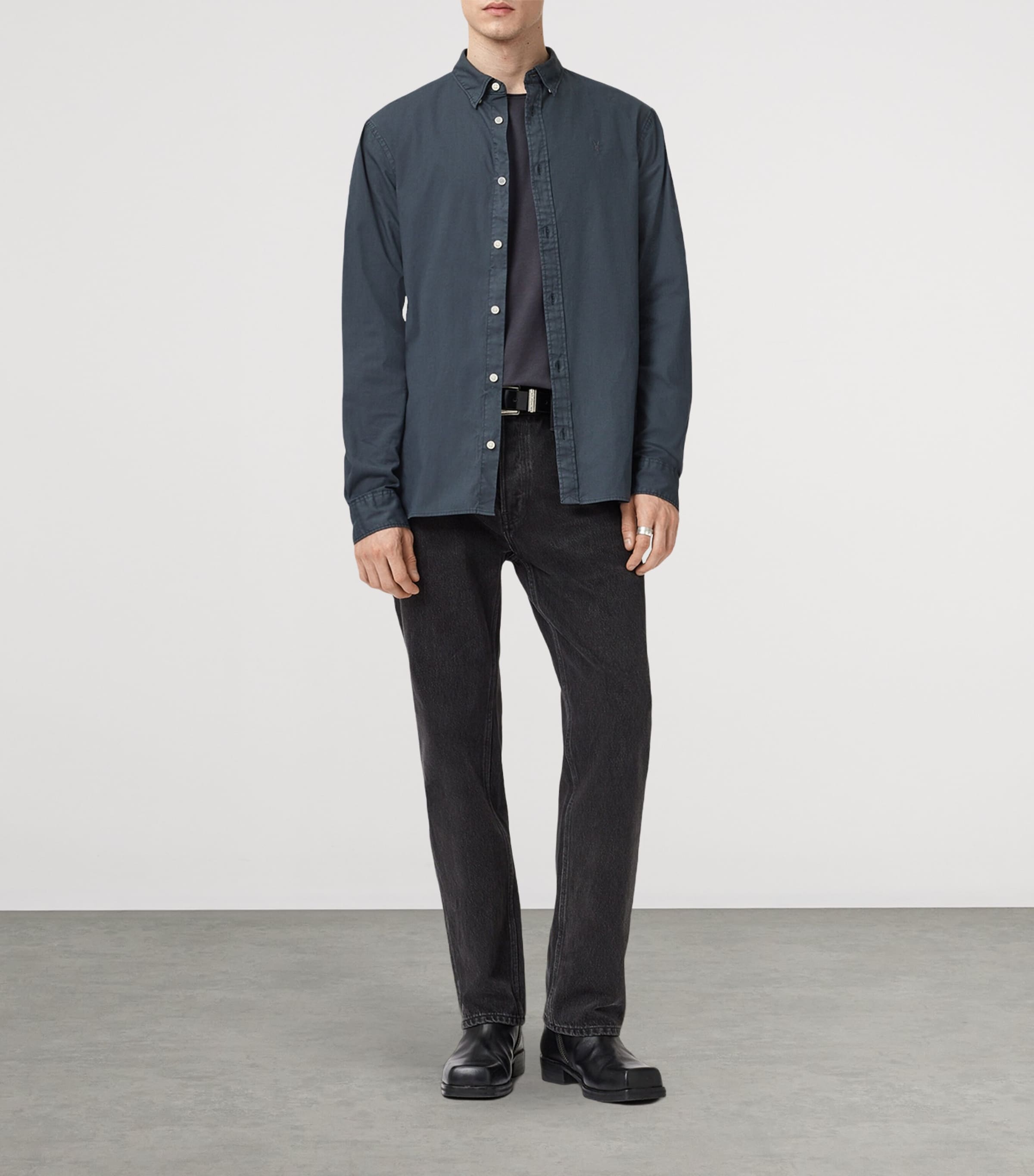 Stretch-Cotton Hawthorne Shirt SUNIL BLUE Image 2