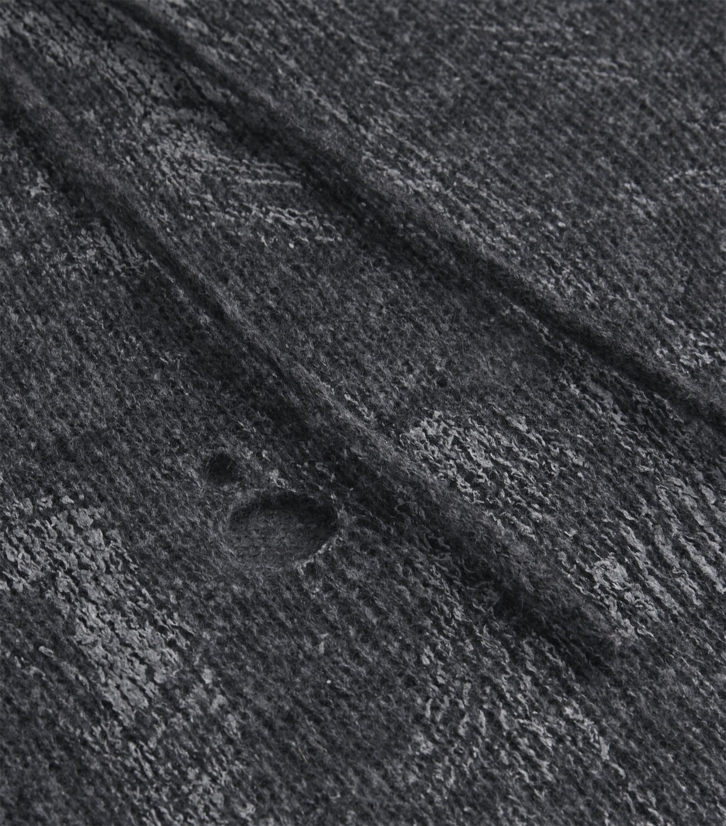 Distressed Knitted Sweatshirt P401-REFLECTIVE GREY Image 5