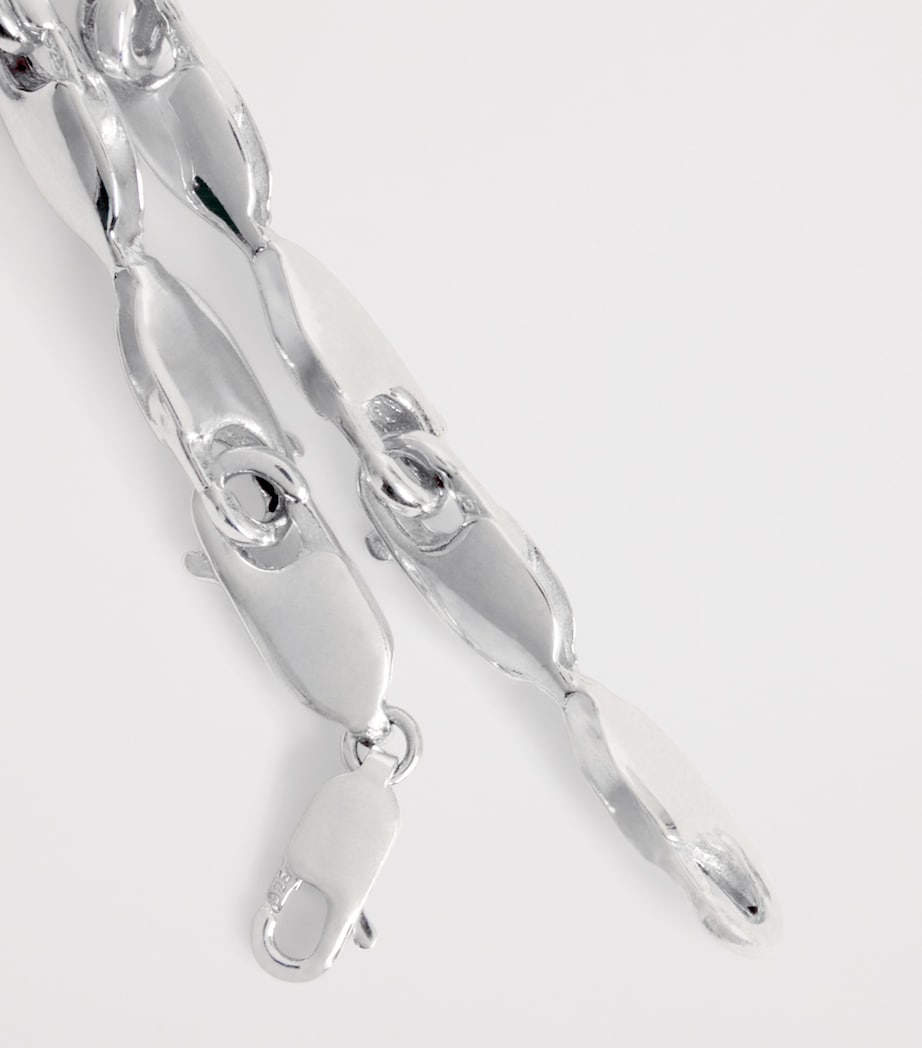 Sterling Silver Lobster Clasp Bracelet SILVER Image 4