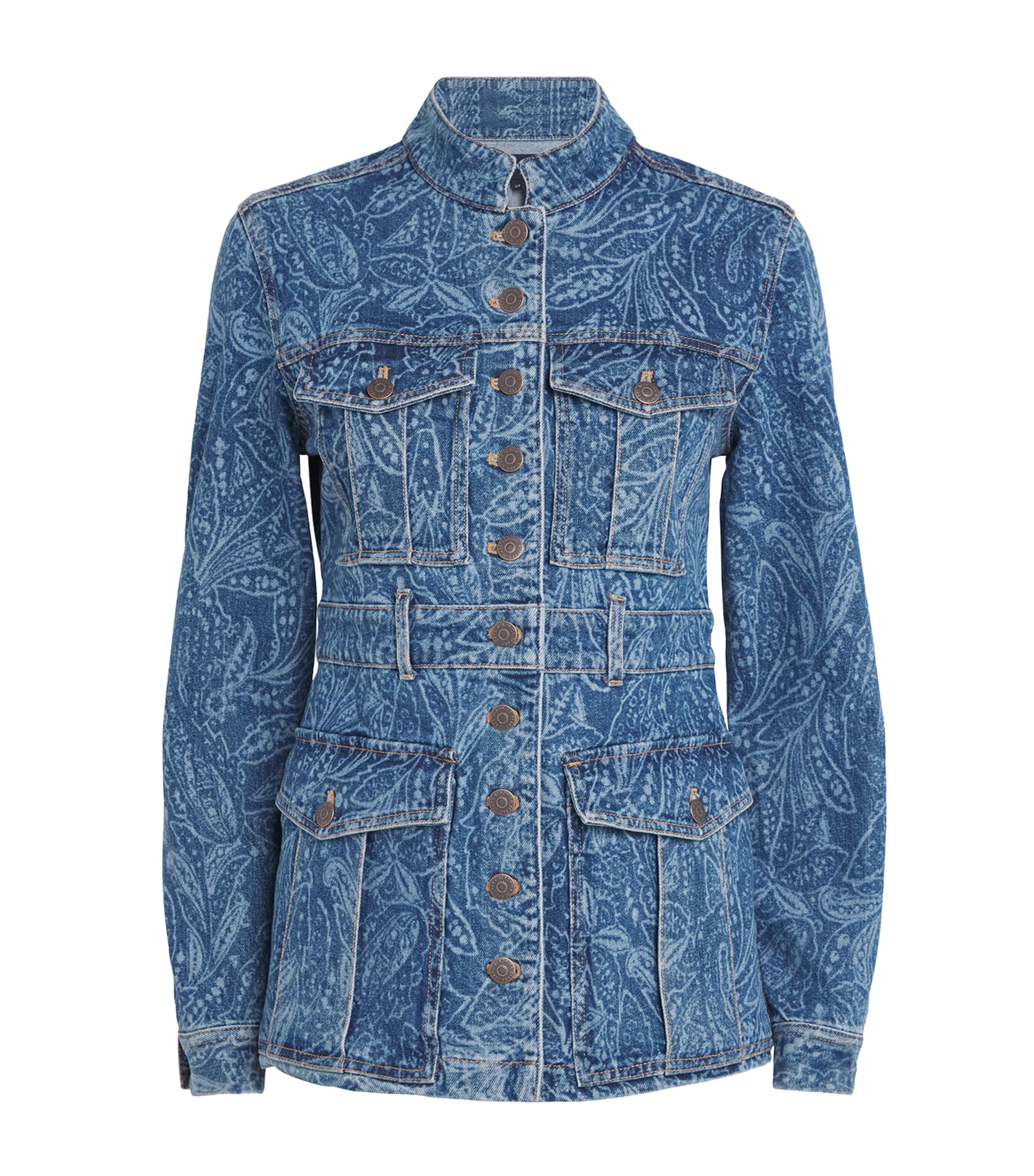 Tika Denim Jacket B0643 ATLNTC PAISLEY Image 1