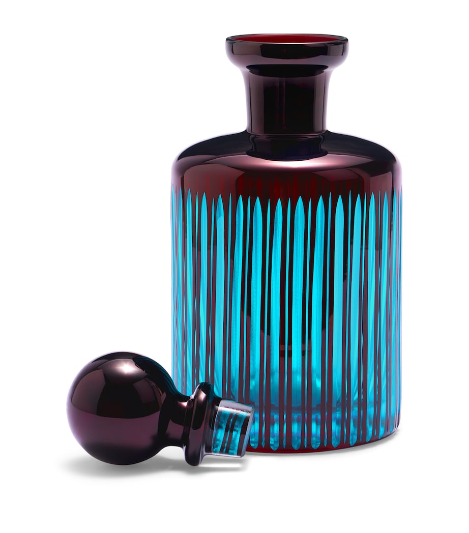 L'Objet Glass Prism Decanter (1.2L) Bordeaux Image 2