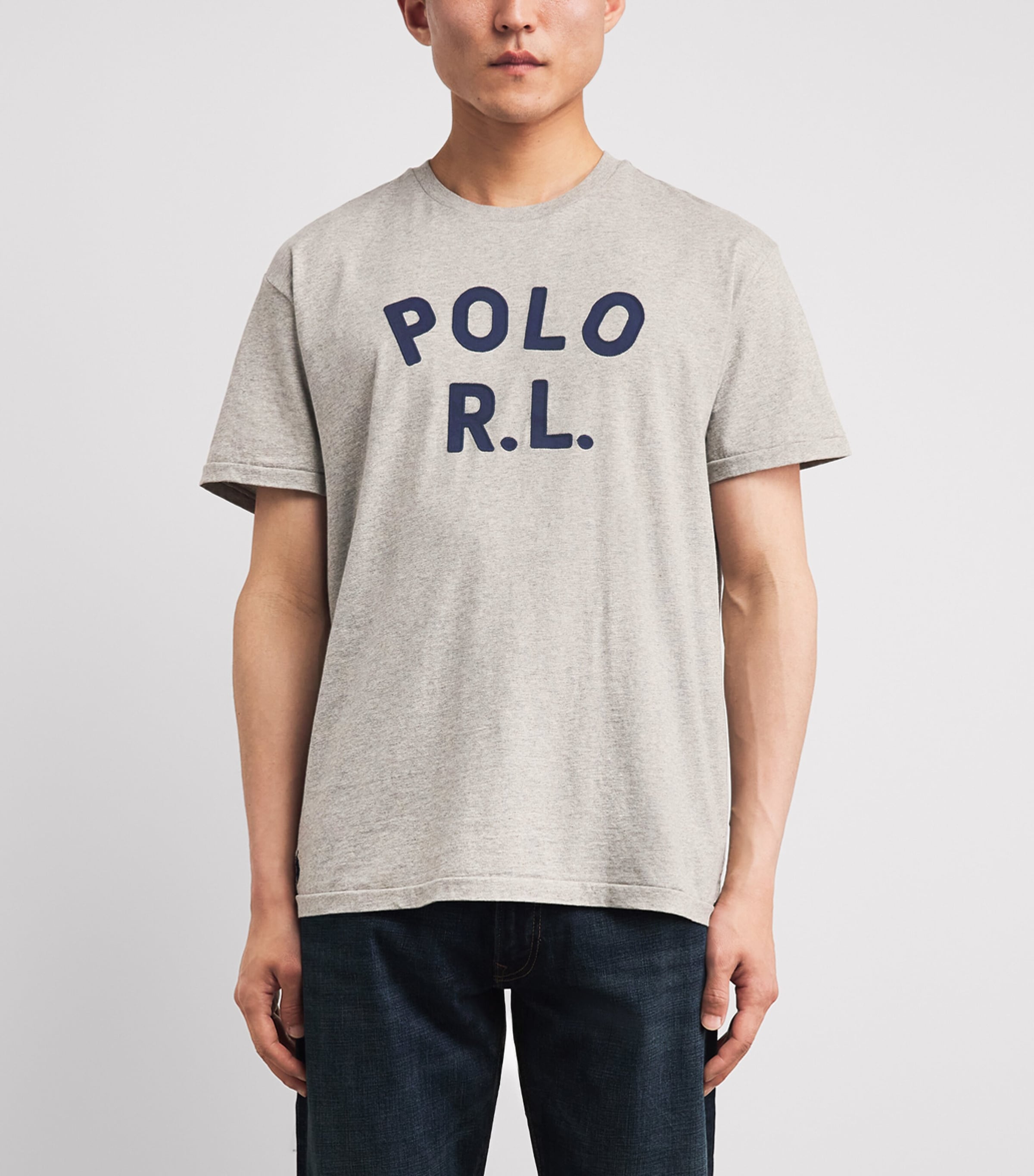 Polo Ralph Lauren Mens Cotton Logo T-Shirt Dark Sport Heather Image 4