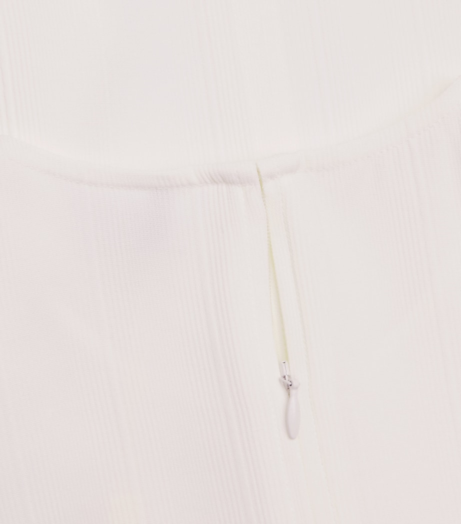 Toteme Womens Woven Stripe Tank Top Meringue Image 6