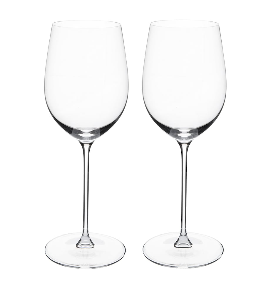 Riedel Crystal Veritas Chardonnay Wine Glasses (Set of 2) Clear Image 1