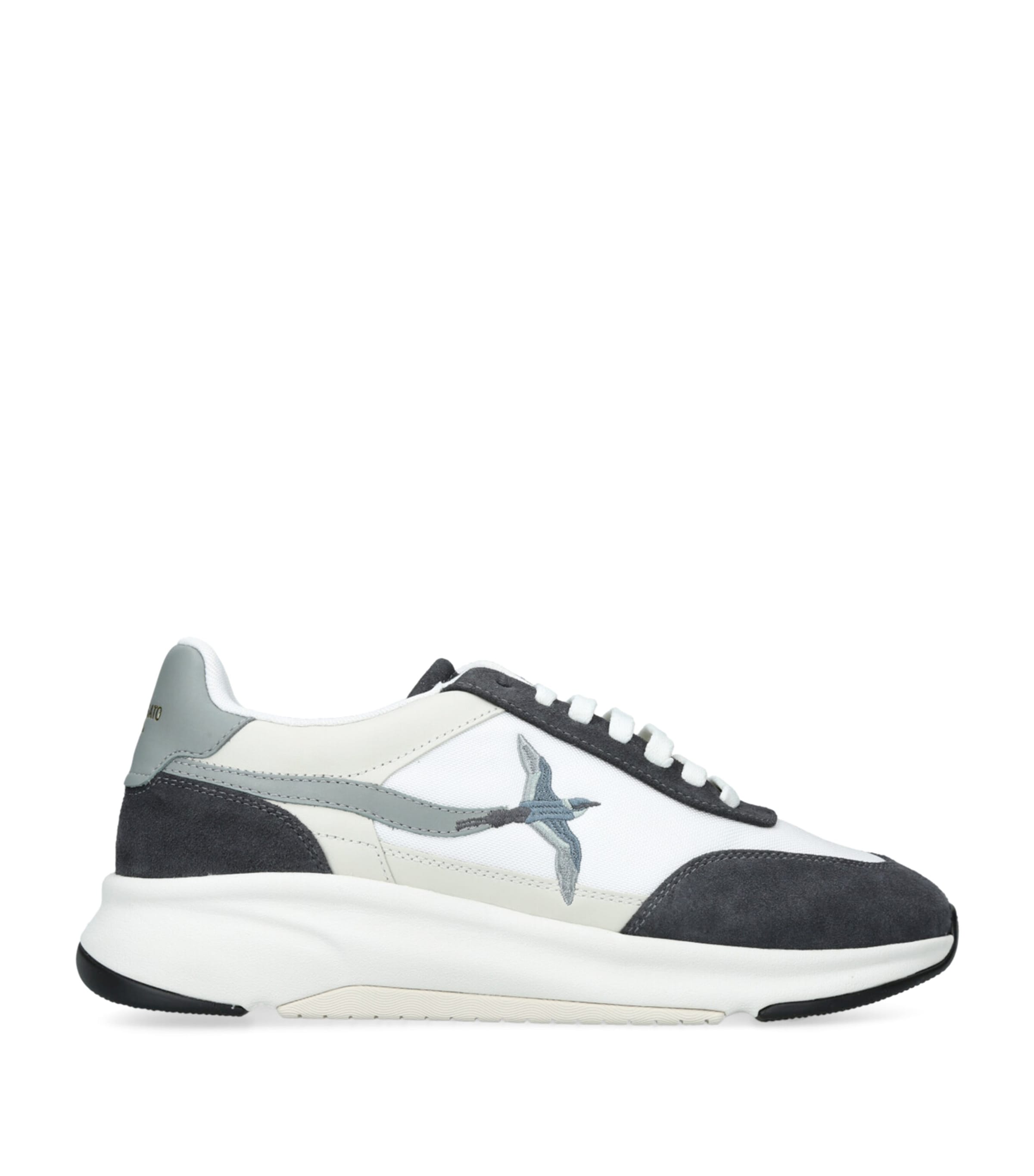 Axel Arigato Suede Genesis Neo Bird Runner Sneakers In White