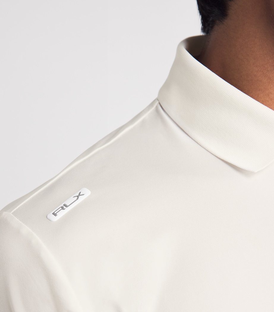 RLX Ralph Lauren Mens Airflow Polo Shirt Ceramic White Image 3