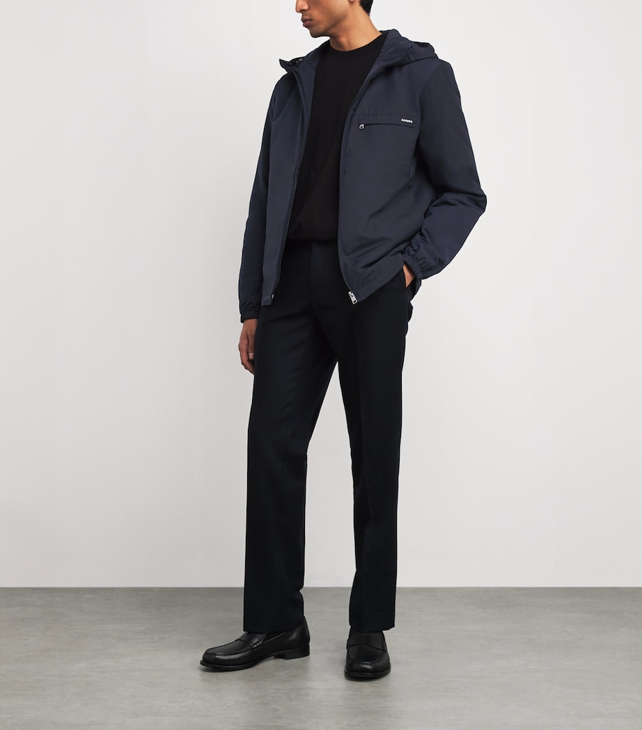 Padded Logo Jacket NAVY BLUE Image 2