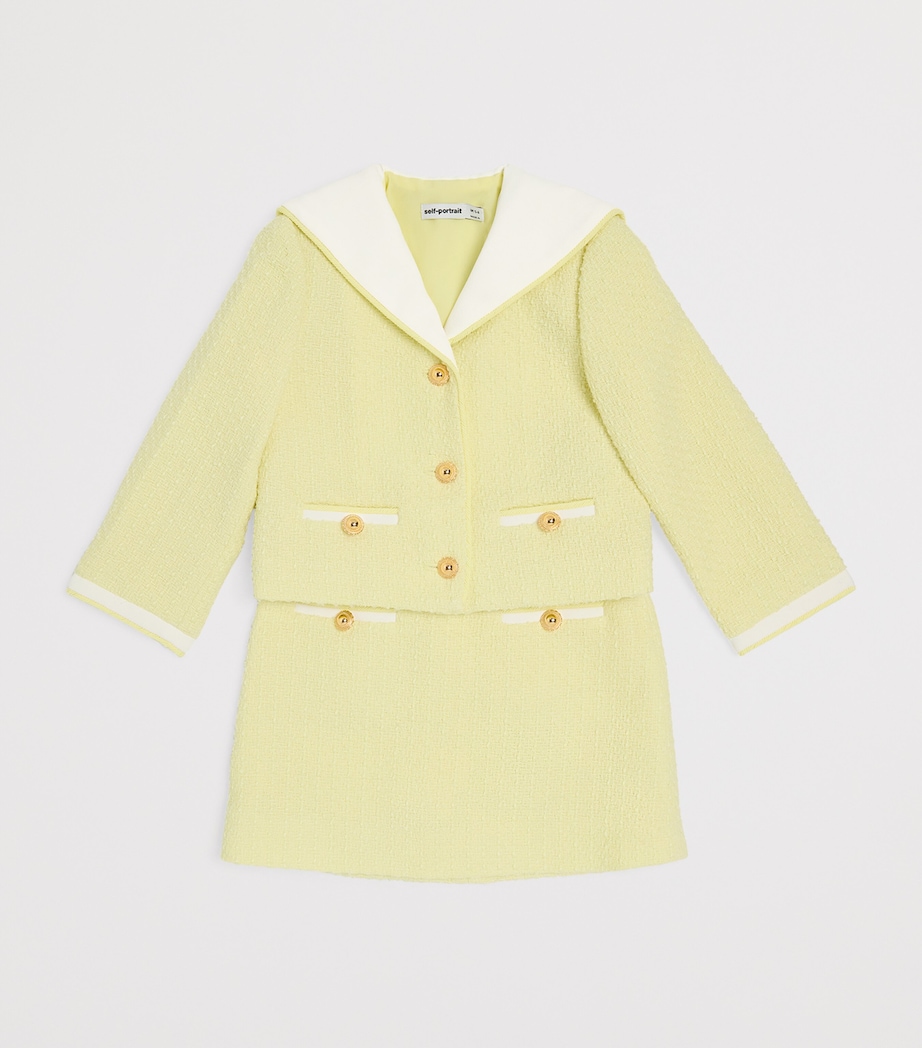 Bouclé Mini Skirt (3-12 Years) YELLOW Image 3