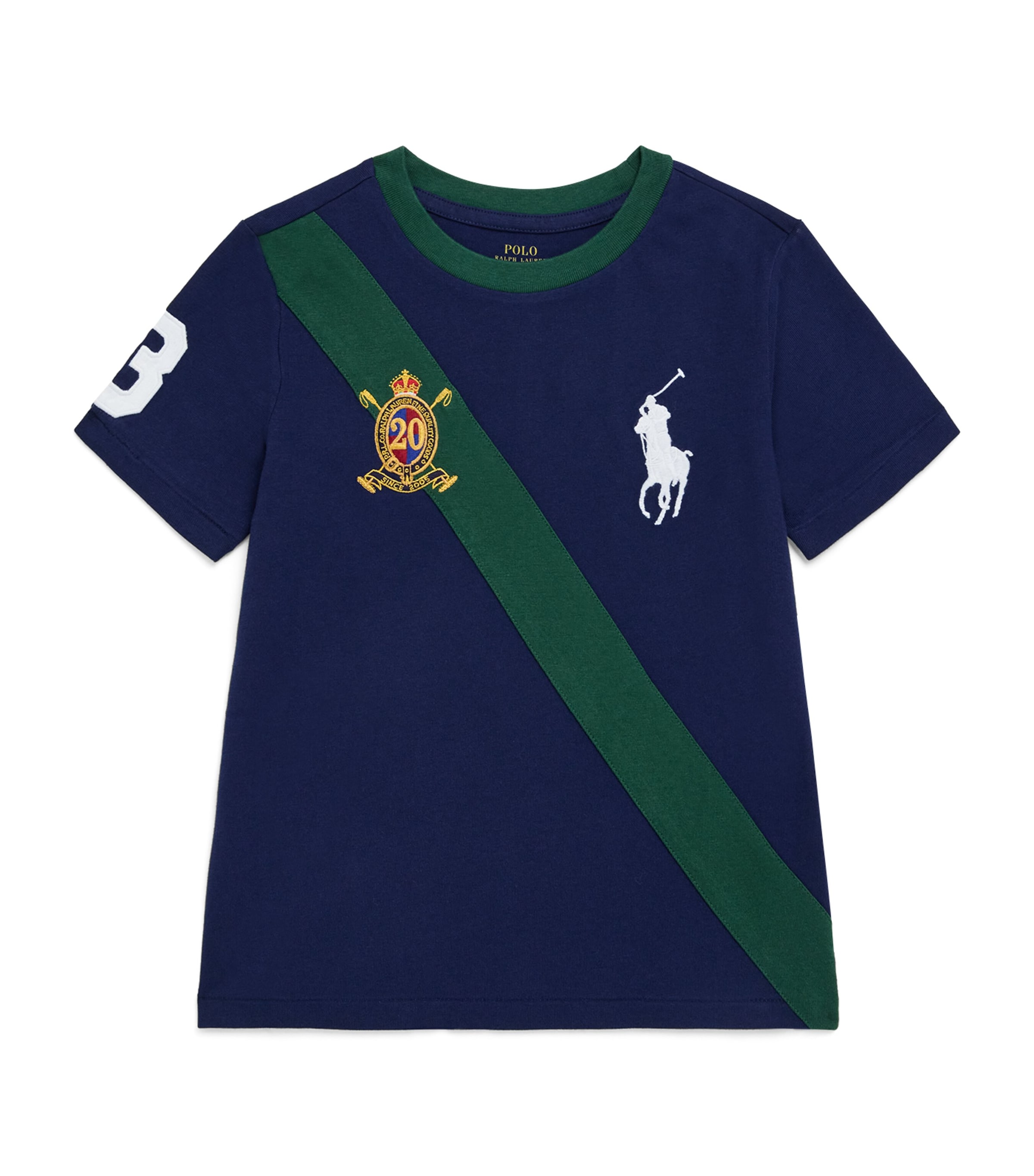 Ralph Lauren Cotton 20th Anniversary T-shirt In Blue