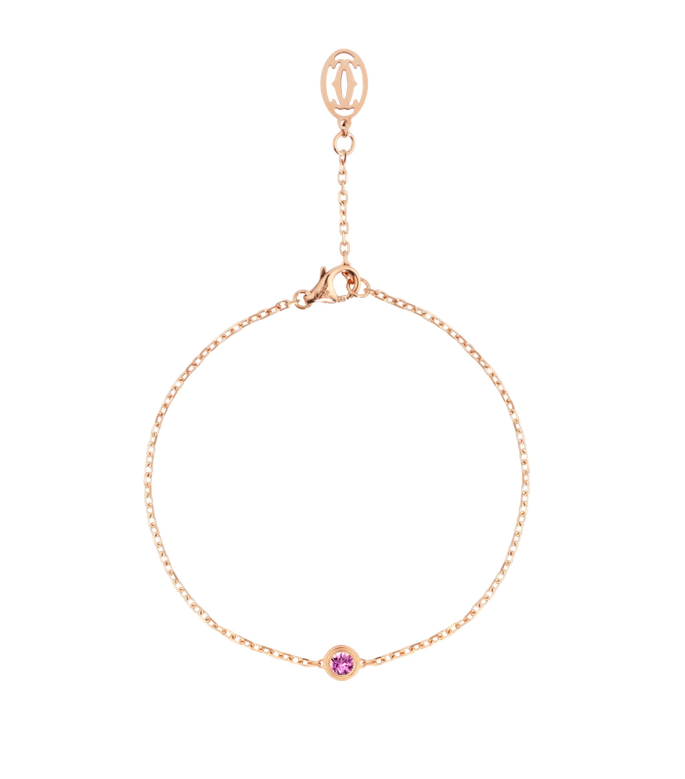 Cartier Rose Gold and Pink Sapphire Cartier d'Amour Bracelet Rose Gold Image 1