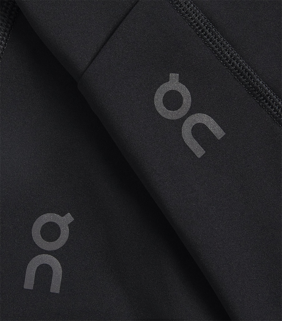 On Womens Performance Tight Shorts Black Image 6