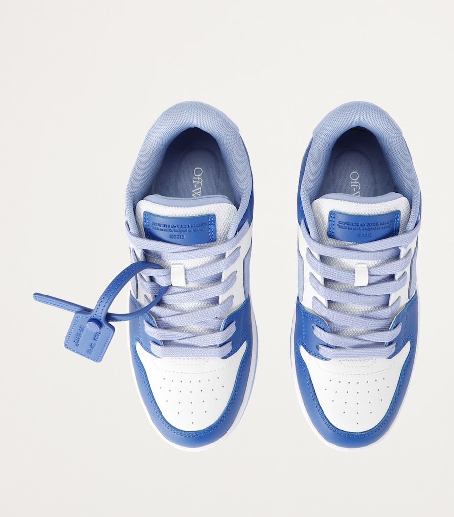 Leather OOO Sneakers BLUE Image 4