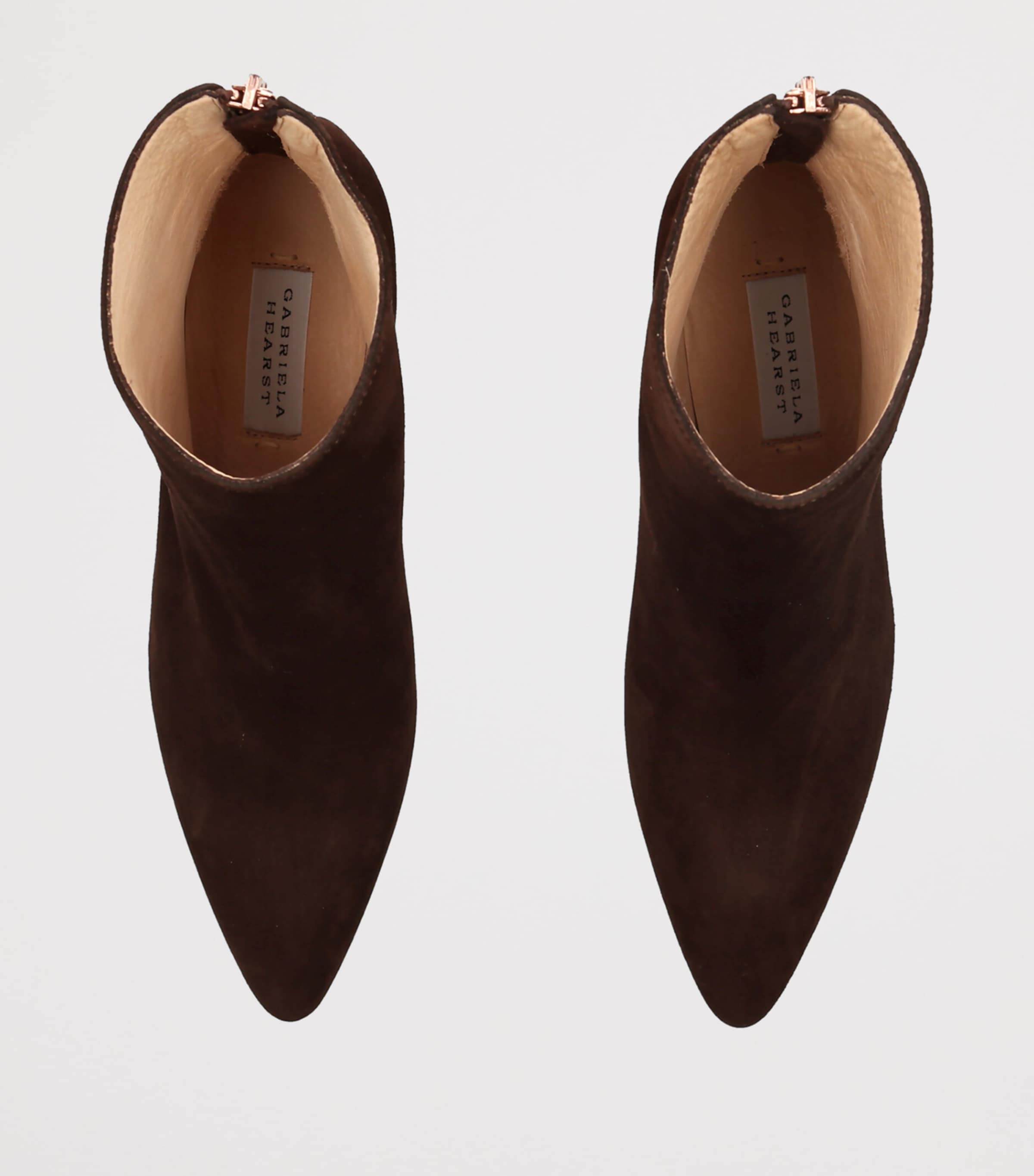 Gabriela Hearst Suede Clayton Boots 50 Dark Brown Image 3
