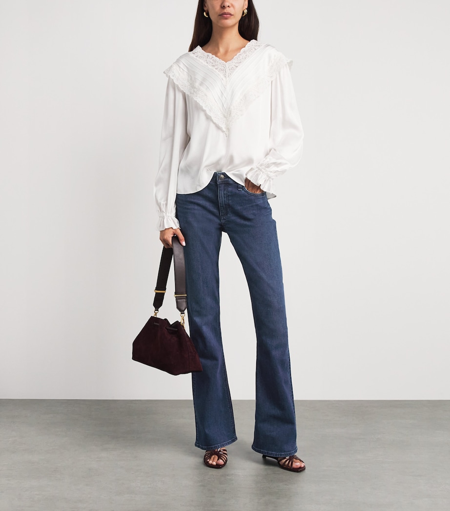 Rag & Bone Womens Kinsley Bootcut Jeans Lulu Image 2