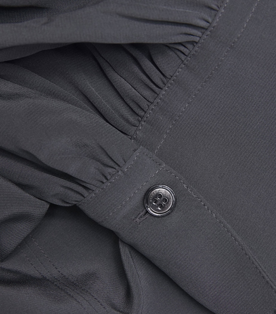 Silk Blondel Blouse SMOKE Image 5