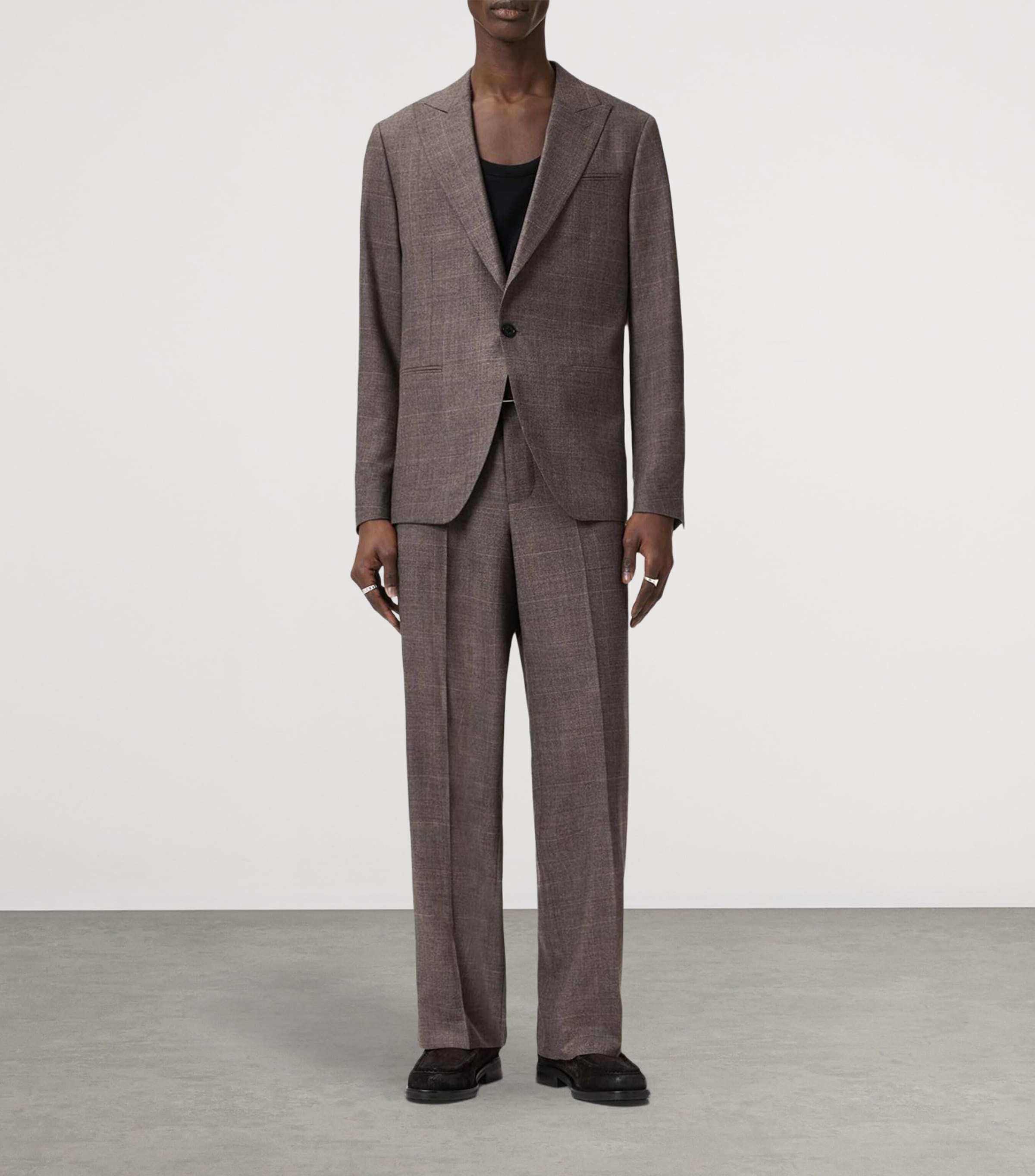 Wool-Blend Clover Blazer FEATHER TAUPE Image 2