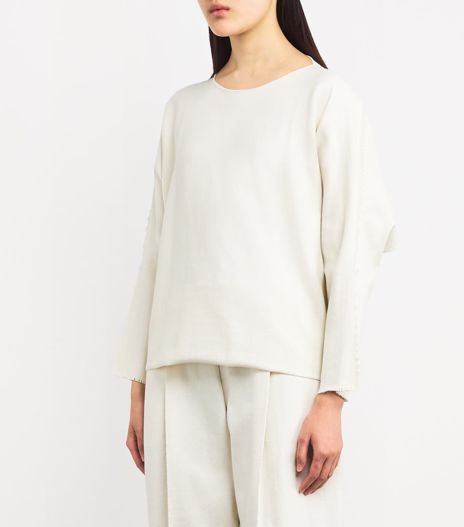 Cotton-Blend Campagne Top 06 Image 3