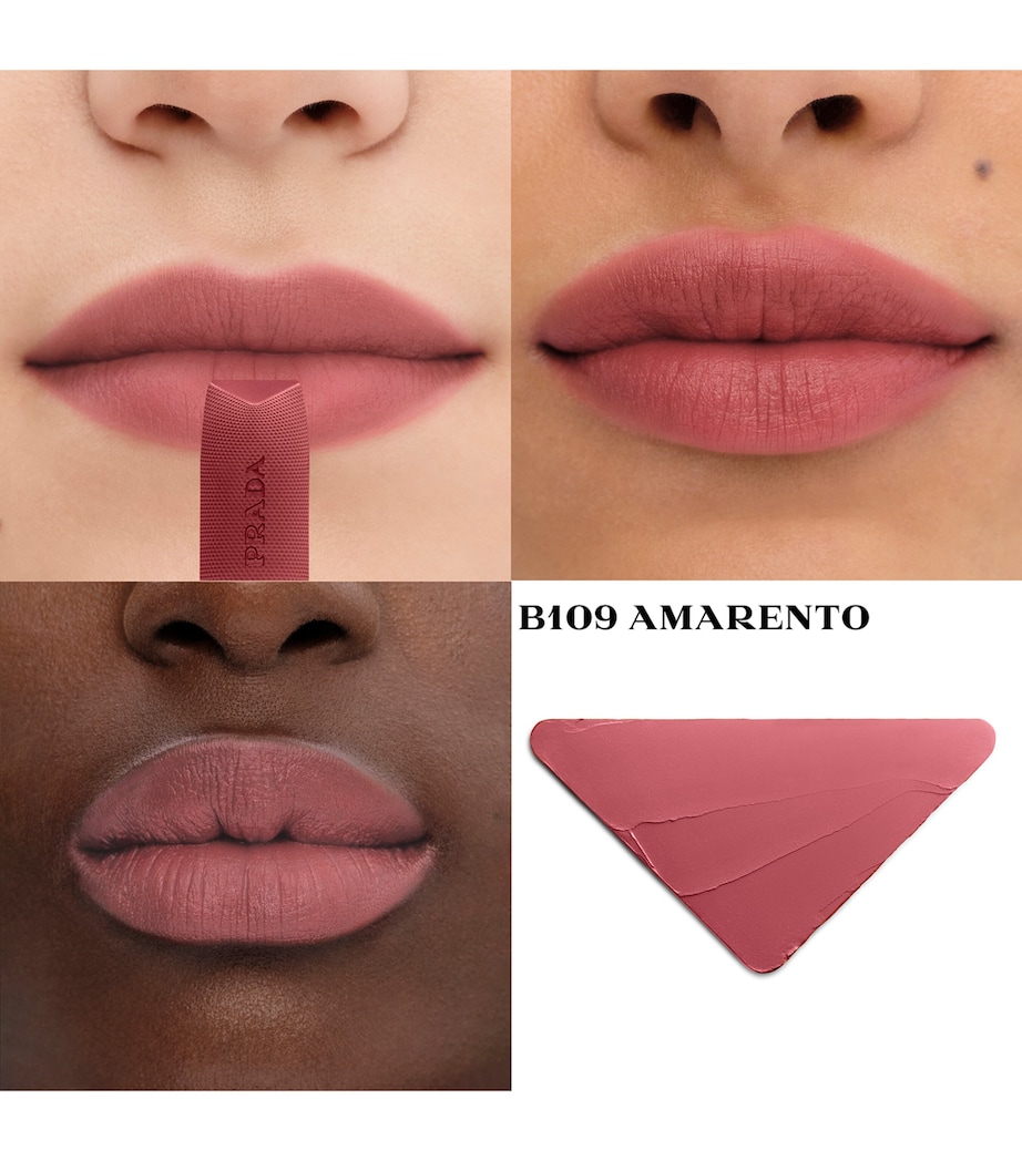 Prada Soft Matte Lipstick AMARANTO Image 2