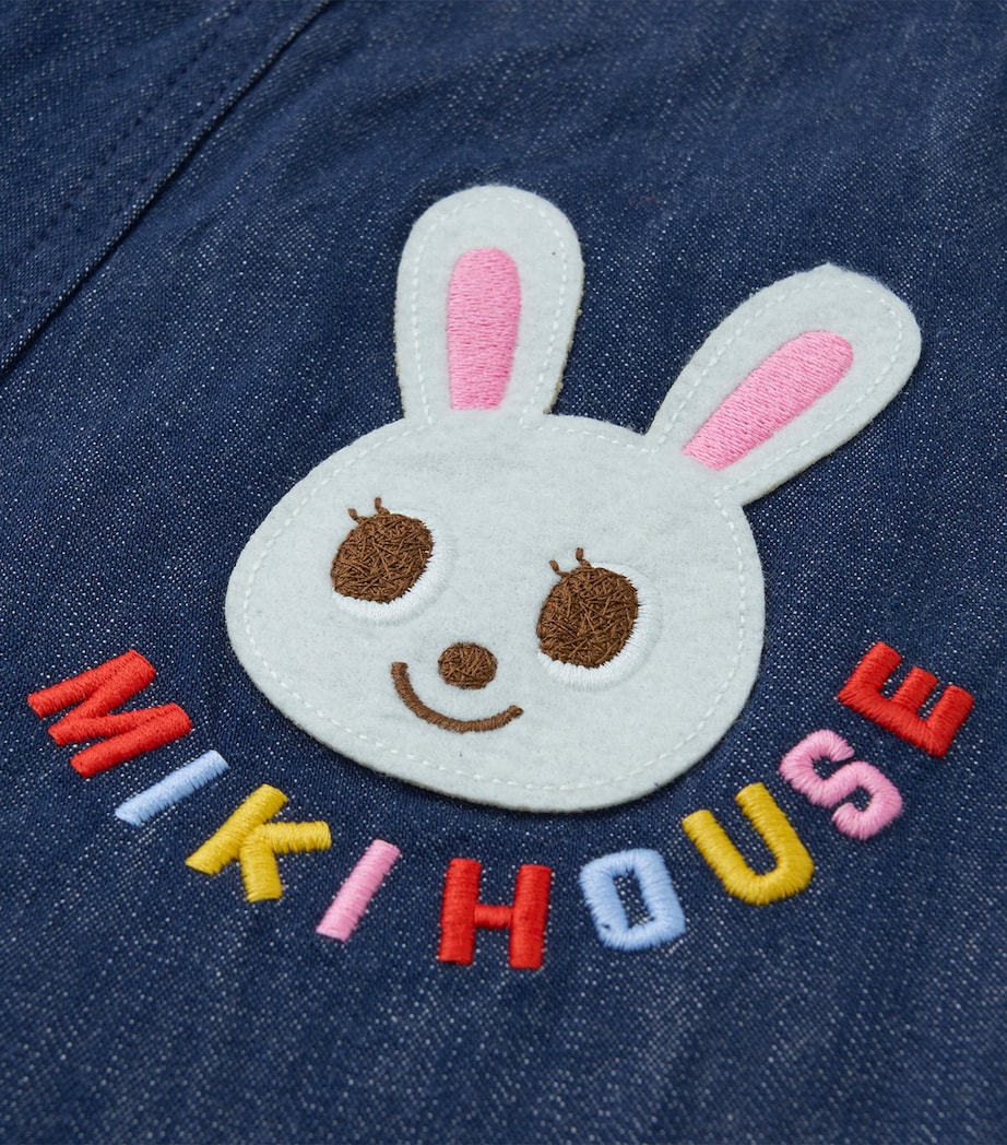 Embroidered Bunny Dungarees (6-36 Months) 1 Image 2