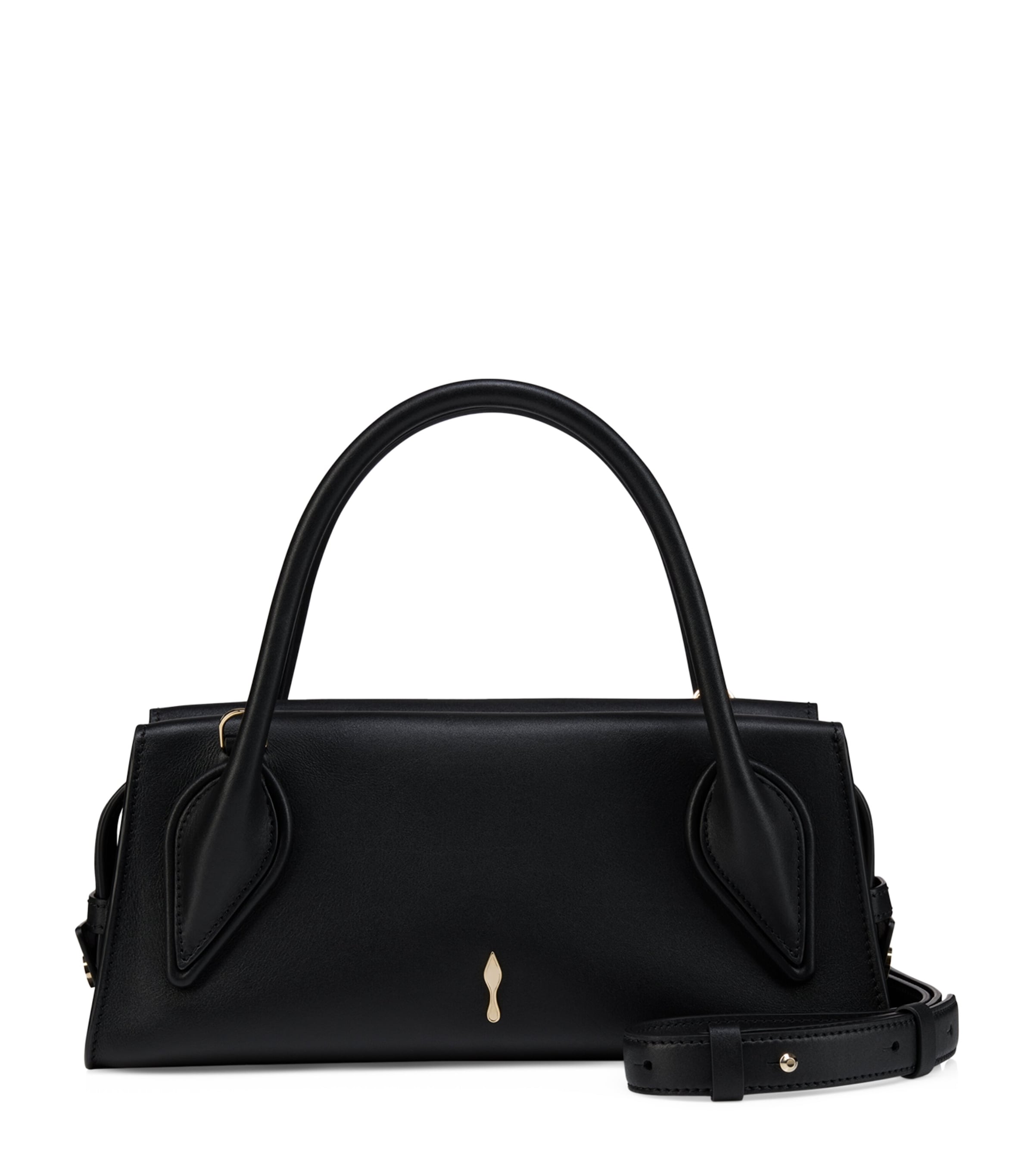 Christian Louboutin Venus Mini Leather Crossbody Bag In Black