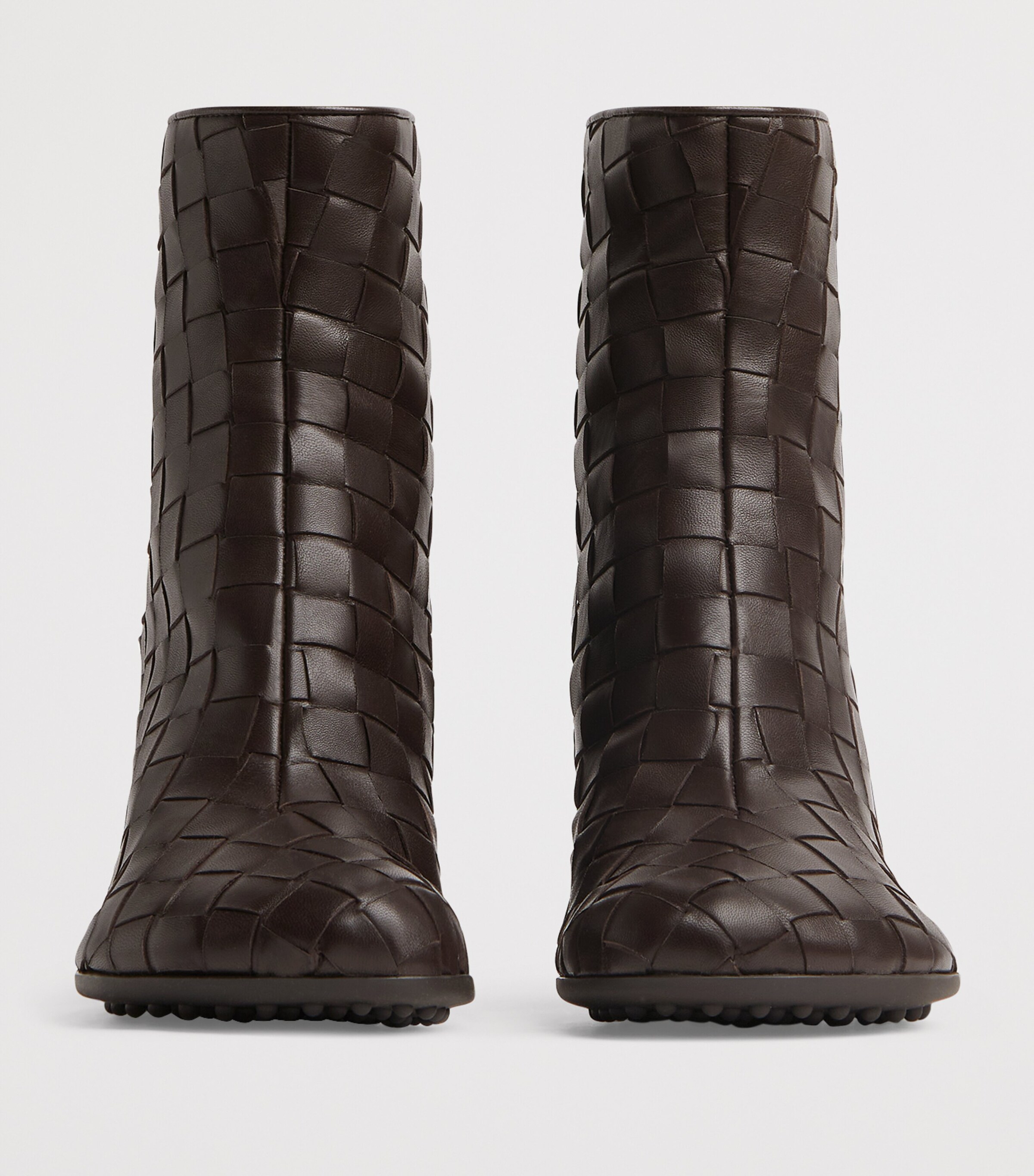Bottega Veneta Leather Atomic Ankle Boots 75 Image 3