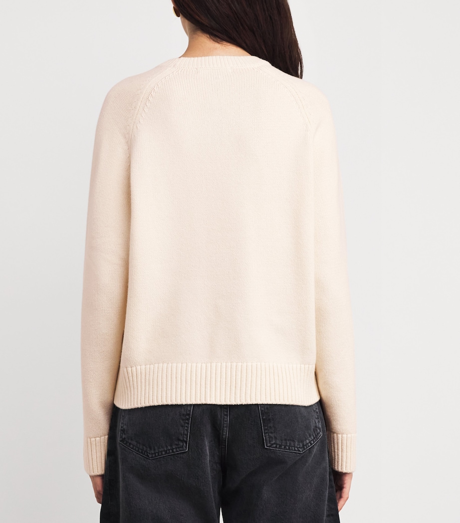 Wool-Blend Amour Sweater ECRU Image 4