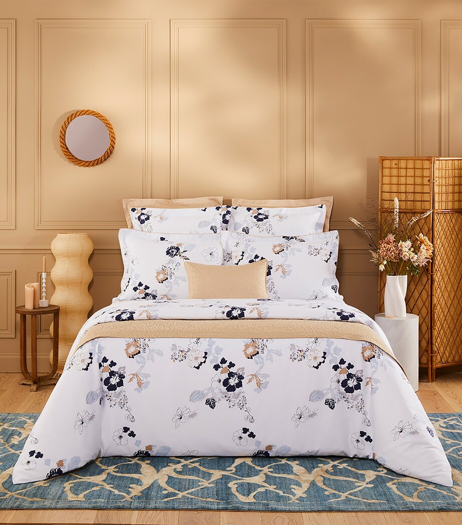 Yves Delorme Organic Cotton Eclipses Oxford Pillowcase (50cm x 75cm) Multicoloured Image 1