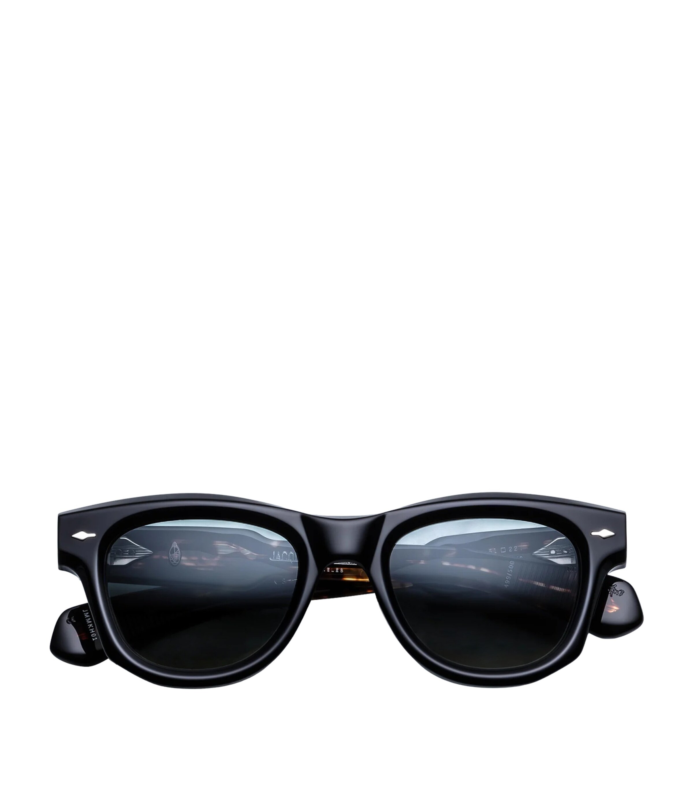 Jacques Marie Mage Kinshasa Round Sunglasses Noir Image 1