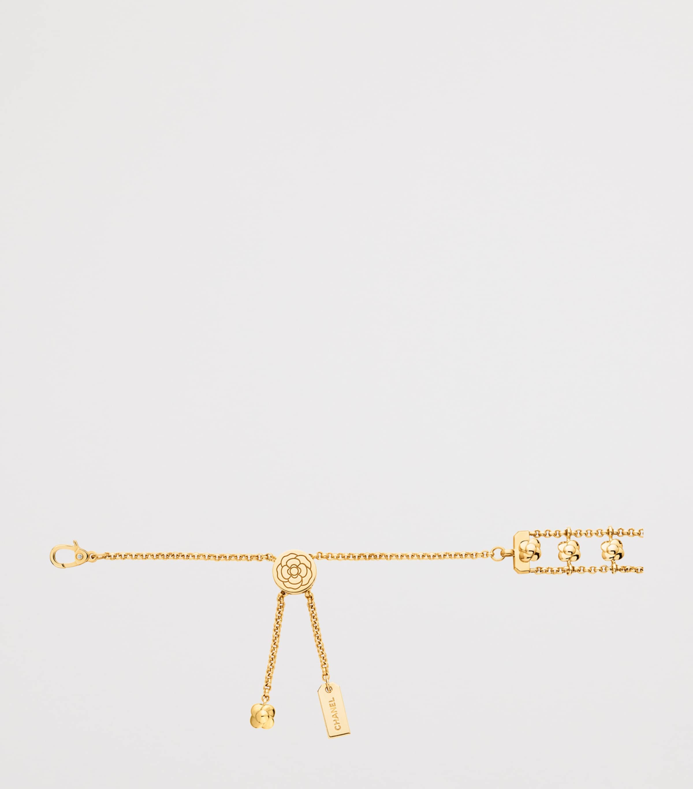 Yellow Gold and Diamond Bouton de Camélia Supple Choker YELLOW Image 3