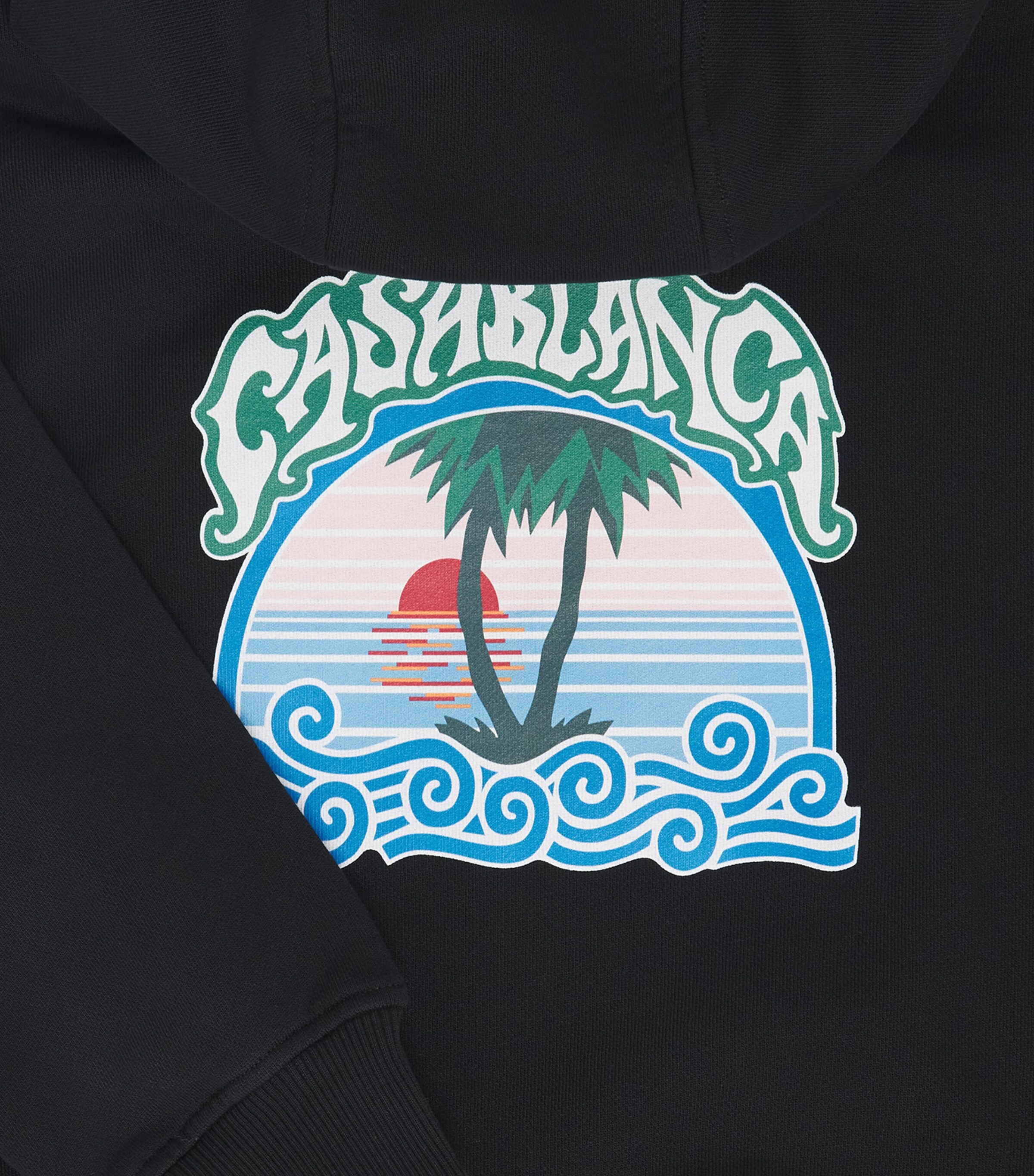 Casablanca Kids Palm Tree Hoodie (3-14 Years) Palm Tree Emblem Image 4