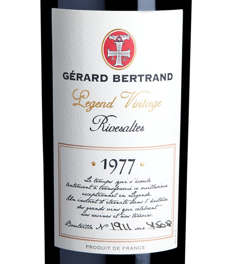 Legend Vintage Rivesaltes Fortified Wine 1977 (75cl) - Languedoc-Roussillon, France NO COLOUR Image 3